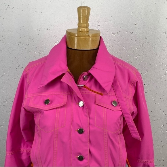 JC de Castelbajac Small Fuchsia Pink Ski Jacket - Picture 2 of 14